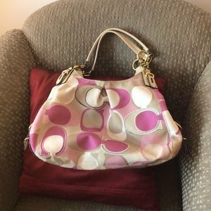 Coach Mia Scarf Print Embroidered Maggie 16335